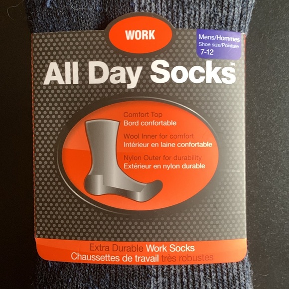 3/10$ Work socks new - Picture 2 of 4